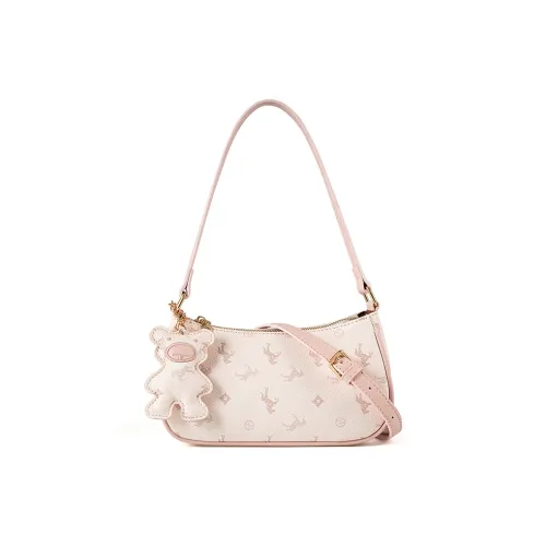 Vigno Synthetic Leather Portable Crossbody Bag, Shoulder Bag Regular Women's Pink