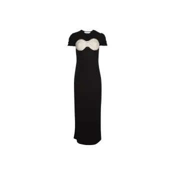 CHRISTOPHER ESBER Short-Sleeved Dresses Women's Black