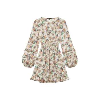 Maje Long Sleeved Dress Women's Beige