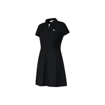 FILA Golf Series Short Sleeved Dress Women's Pitch Black