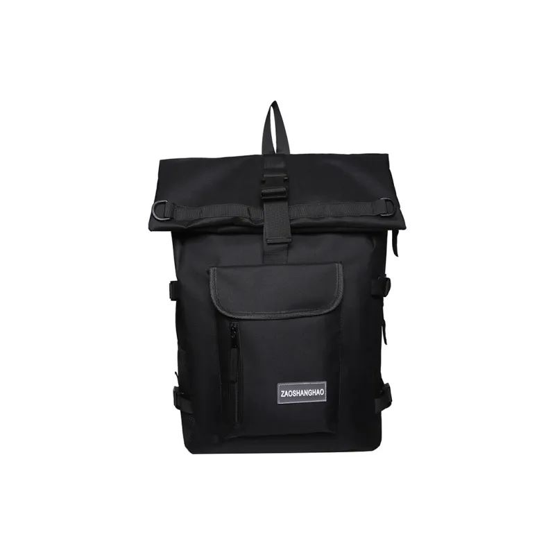 Yalu Nylon Backpack Regular Unisex Black/Gray-0