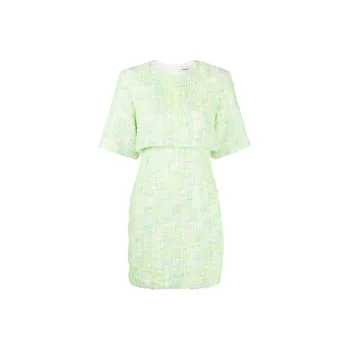 Sandro Short Sleeved Dress Women's Light Green