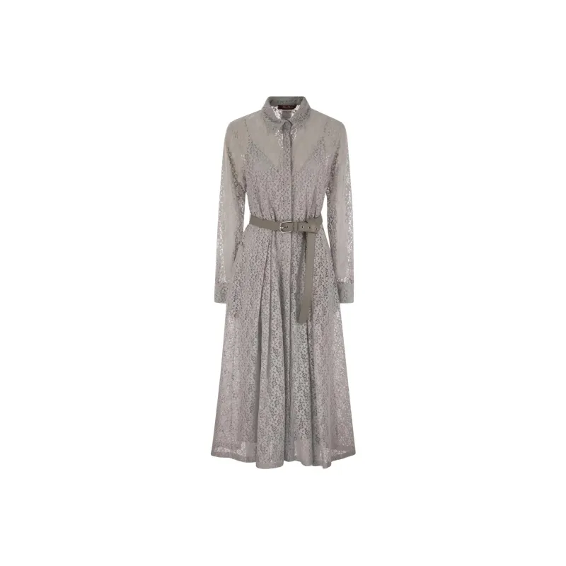 MaxMara Studio Canada Lace Shirt Dress-0