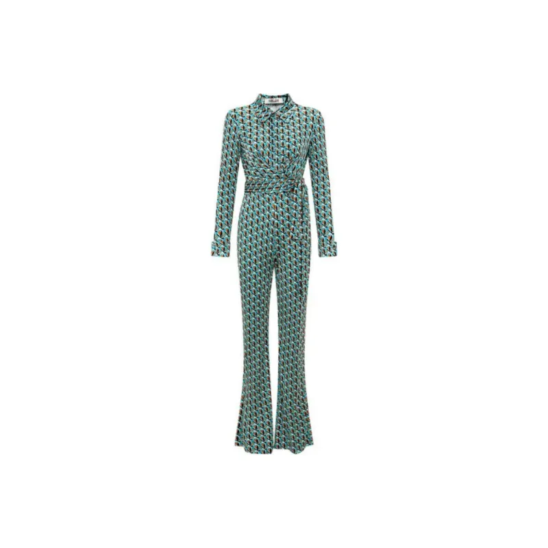 DVF Diane Von Furstenberg Jumpsuit Women's Green-0