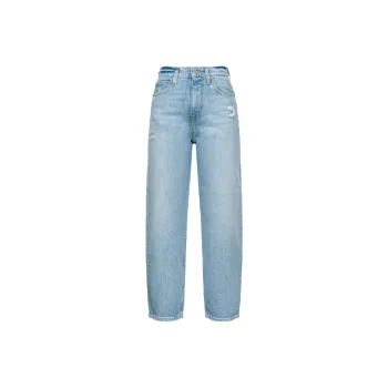 PINKO Estelle Egg Ripped Straight-Leg Jeans
