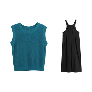 WOWI KCKS Two-Piece Sets Women's Black/Blue