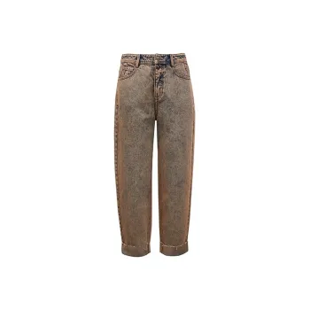 ONLY Jeans Women's E09 Love Green Brown KANGAROO