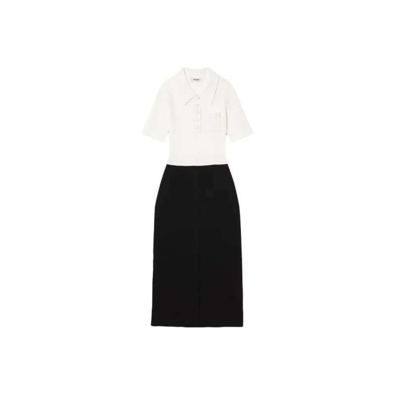 Sandro Hybrid Polo Dress-0