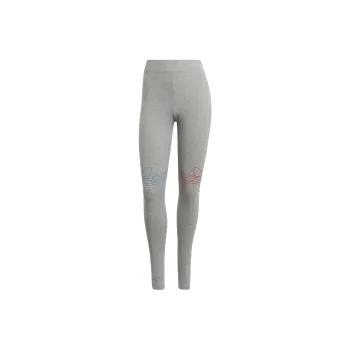 Adidas Originals Adicolor Loungewear Adicolor Tricolor Knitted Sports Pants Women's Medium Heather Gray