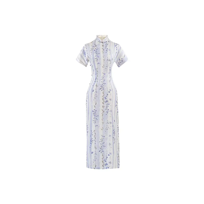 Aghr Short Sleeved Dress Women's Light Lavender-0