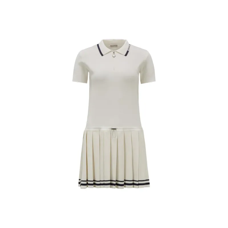 Moncler Polo Knitted Minidress-0