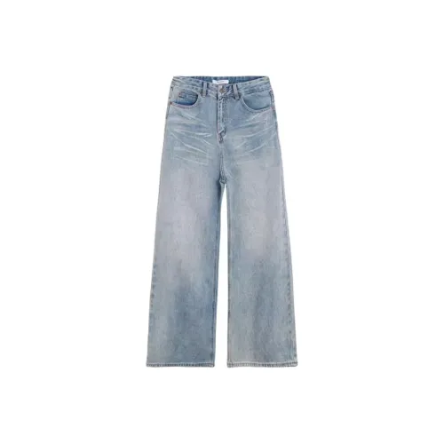 MUSTOFF Jeans Women's Blue