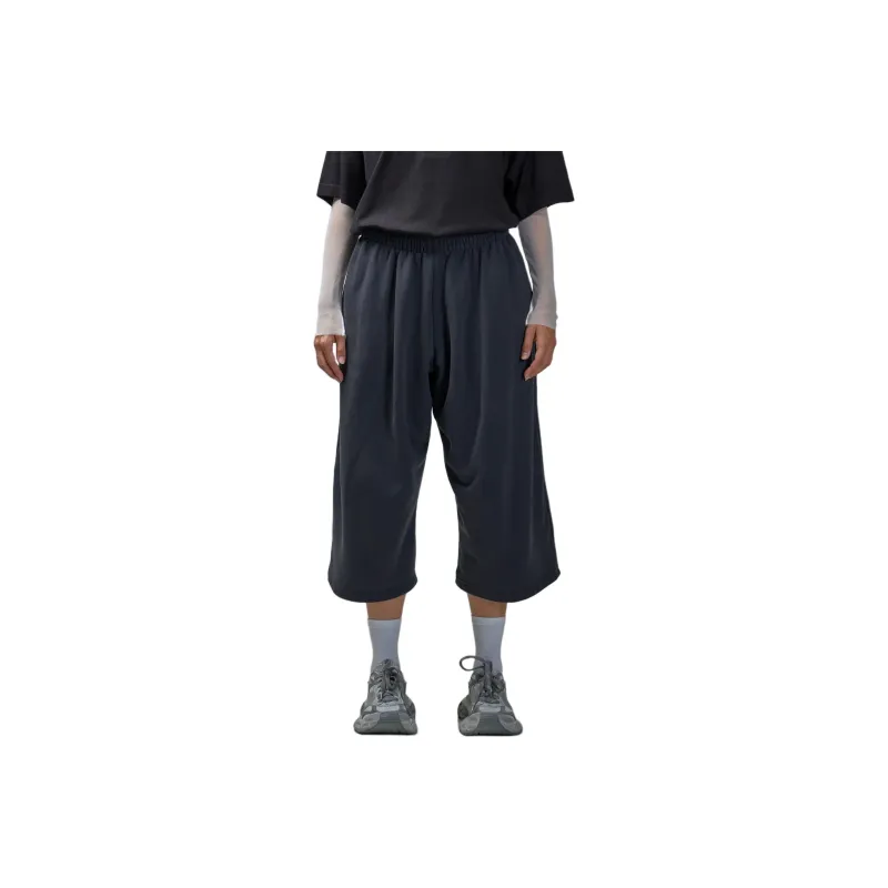 Balenciaga Short Sweatpants 'Faded Black'-0