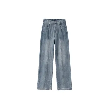 FHMY Jeans Women's Vintage Blue