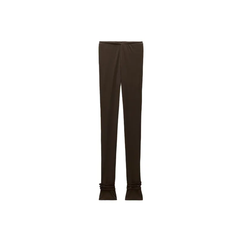ZARA Leggings Women's Brown-0