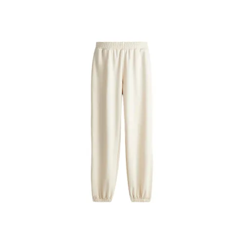 H&M Knitted Sweatpants Women's Light Beige