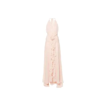 Blumarine Floral appliqué Maxi Dress
