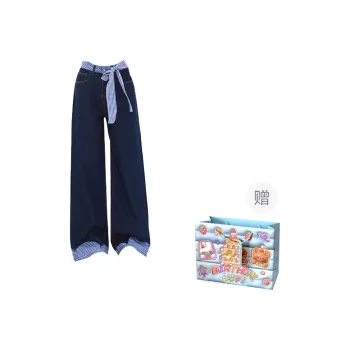 TWOPLUMGIRLS Jeans Women's Blue Shopping Bag Included