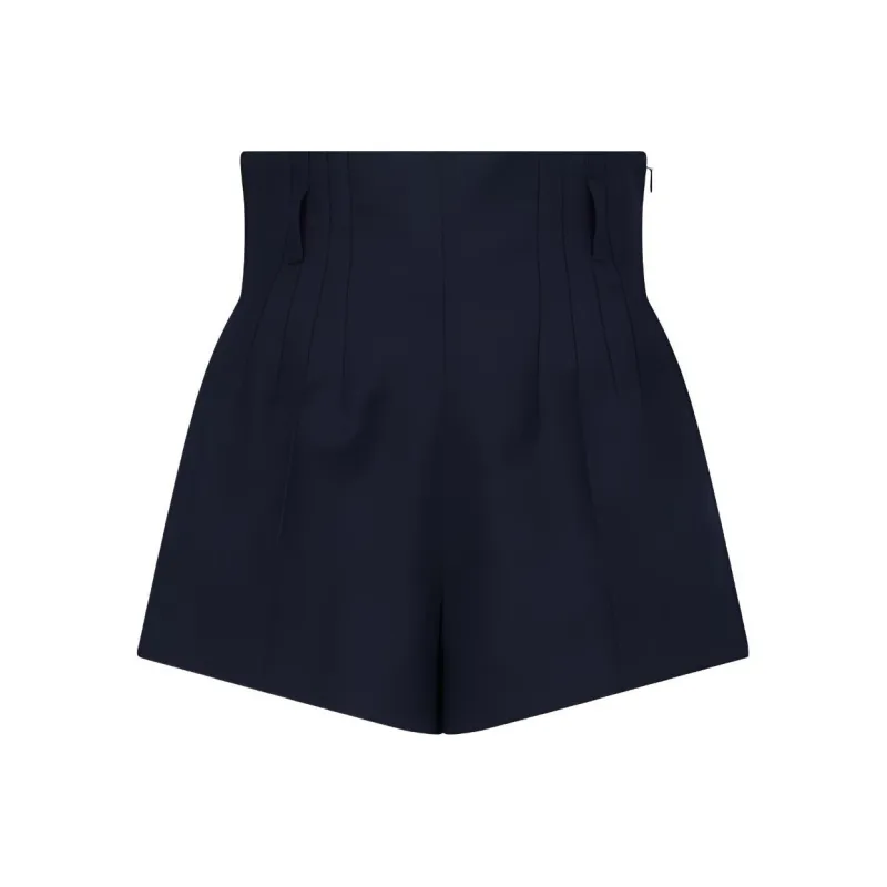 PRADA High Waist Flared Shorts-0