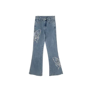 SUNSUNTOWN Jeans Women's Denim Blue