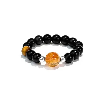 PUTUOSHANWENCHUANG Obsidian Rings Unisex