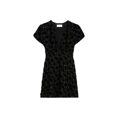 CELINE SS24 Short Sleeved Dress Women's Black