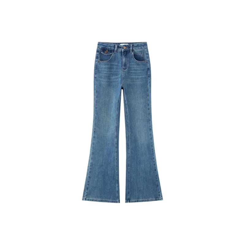 Luqingyi Jeans Women's Blue-0