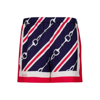 GUCCI Horsebit-motif Satin Shorts