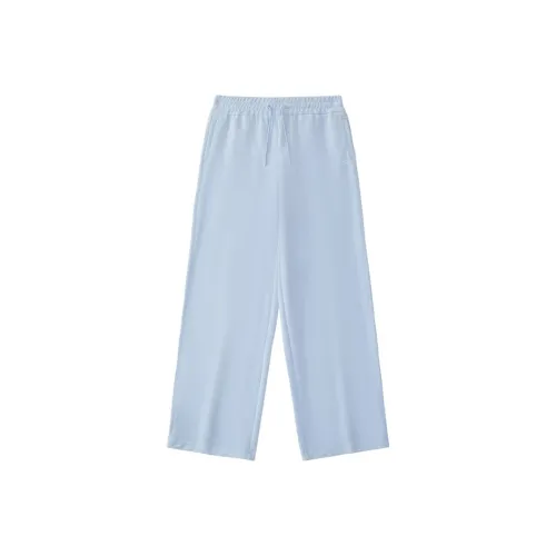 FILA FUSION Knitted Sweatpants Women's Pucky Blue