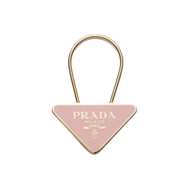 PRADA Triangular Metal Charm-0
