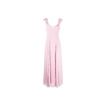 LOVESHACKFANCY Tulonne Rose print Dress