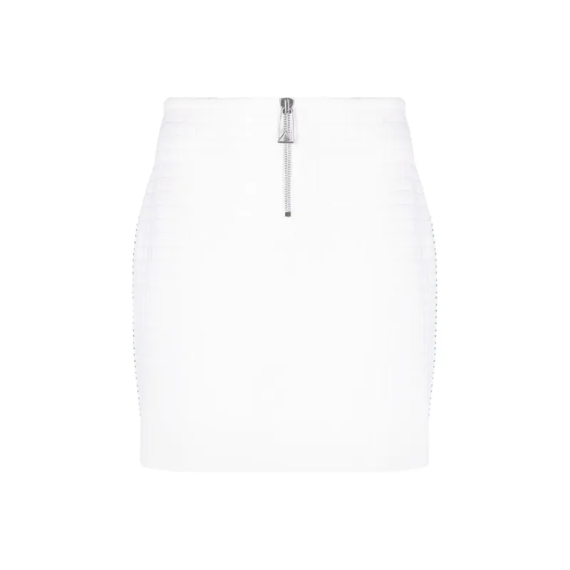 Bottega Veneta Contrast Stitching Mini Skirt-0