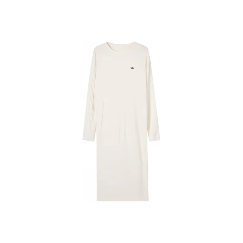 Itisf4 Long Sleeved Dress Women's Raw White-0