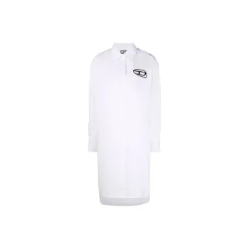 DIESEL Long-Sleeved Dresses Women's White