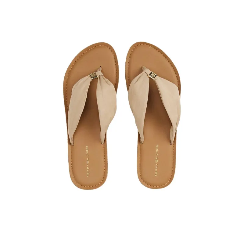 Tommy Hilfiger TH Monogram EVA Abrasion Resistant Flip Flops Women's Brown-3