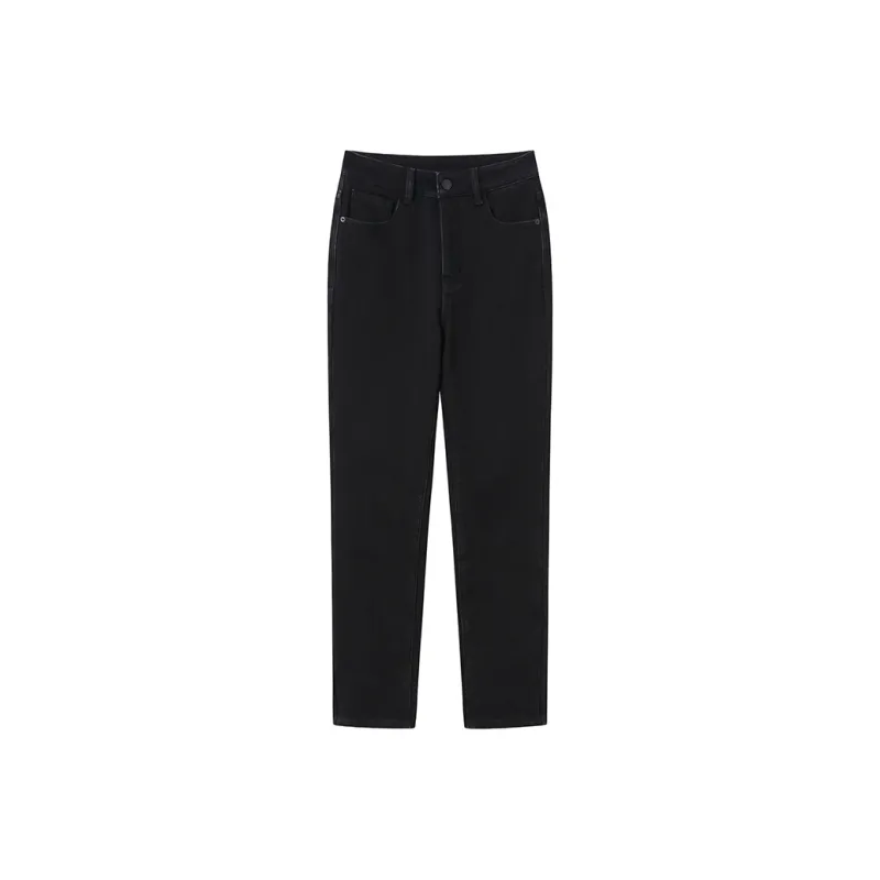 ZHOUMIAO Jeans Women's Black-0