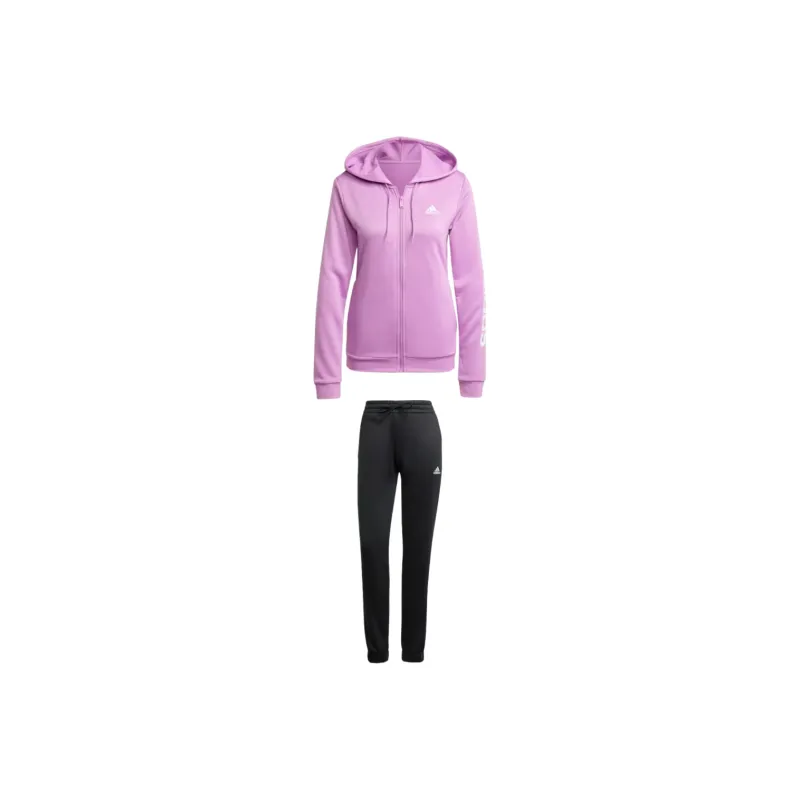 Adidas Sportswear Linear Tracksuit Casual Suit Women's-0