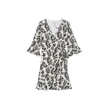 Bebe Short Sleeved Dresses Women's White Black