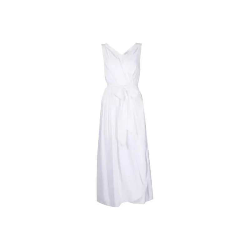 VINCE Shirred Band Collar Dress-0