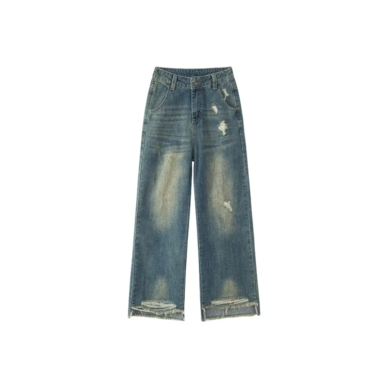 Wen Shan Jeans Women's Vintage Blue-0
