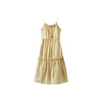 Inman Slip Dress Women's Light Yellow