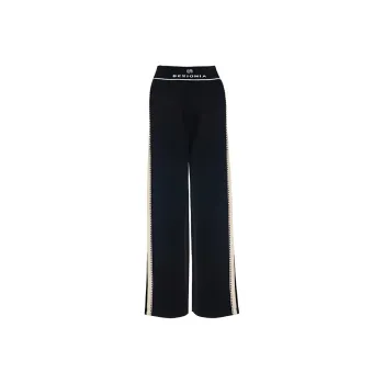 BESIONIA FW23 Knitted Sports Pants Women's Black