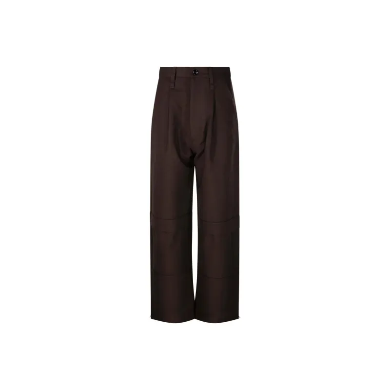 AMIPARIS Gabardine Cargo Trousers-0
