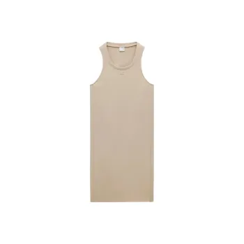 COURREGES Holistic Twill Long Dress 'Sand'