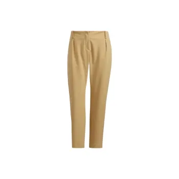 Adidas Knitted Sports Pants Women's Yellow