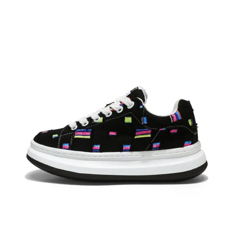 AD Height Increasing Breathable Low Top Skateboard Shoes Men's-5