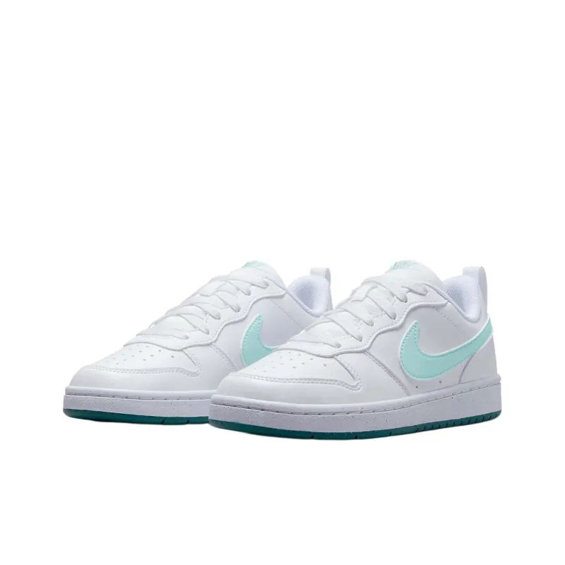Nike Court Borough Low Recraft GS 'White Jade Ice Teal'-2
