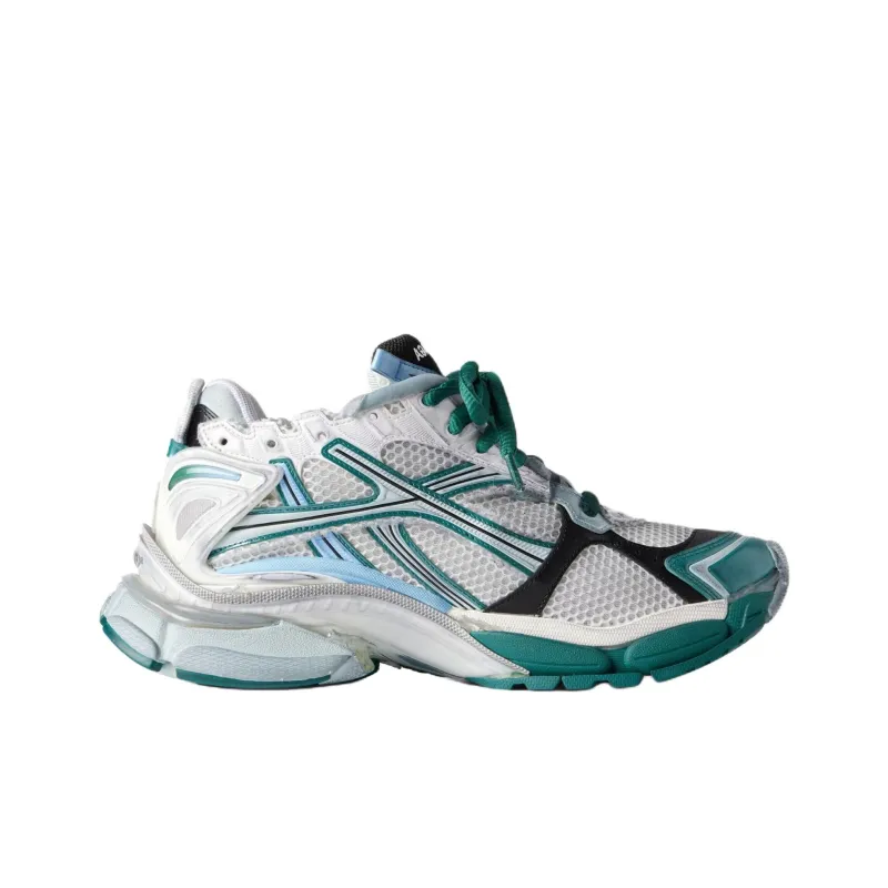 Balenciaga Runner White Green Blue-1
