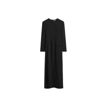 TOTEME Long-Sleeved Dresses Women's Black