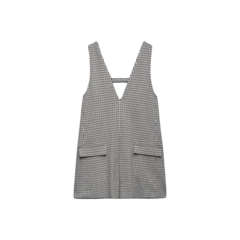 ZARA Sleeveless Dress Women's Multicolor-0